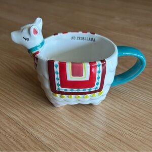 Llama Tag Ceramic No Probllama Colorful Mug